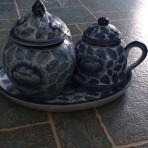 Hand painted tea set!